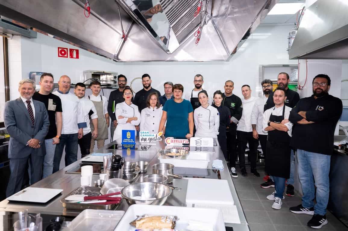 15 cocineros de la Isla se forman en repostería con el Basque Culinary Center dentro del programa Gran Canaria Me Gusta